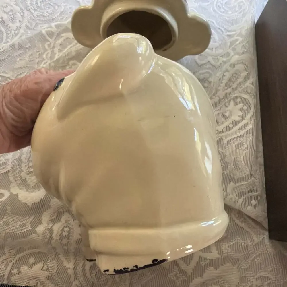 Shawnee Pottery Smiley Pig Vintage Cookie Jar 11